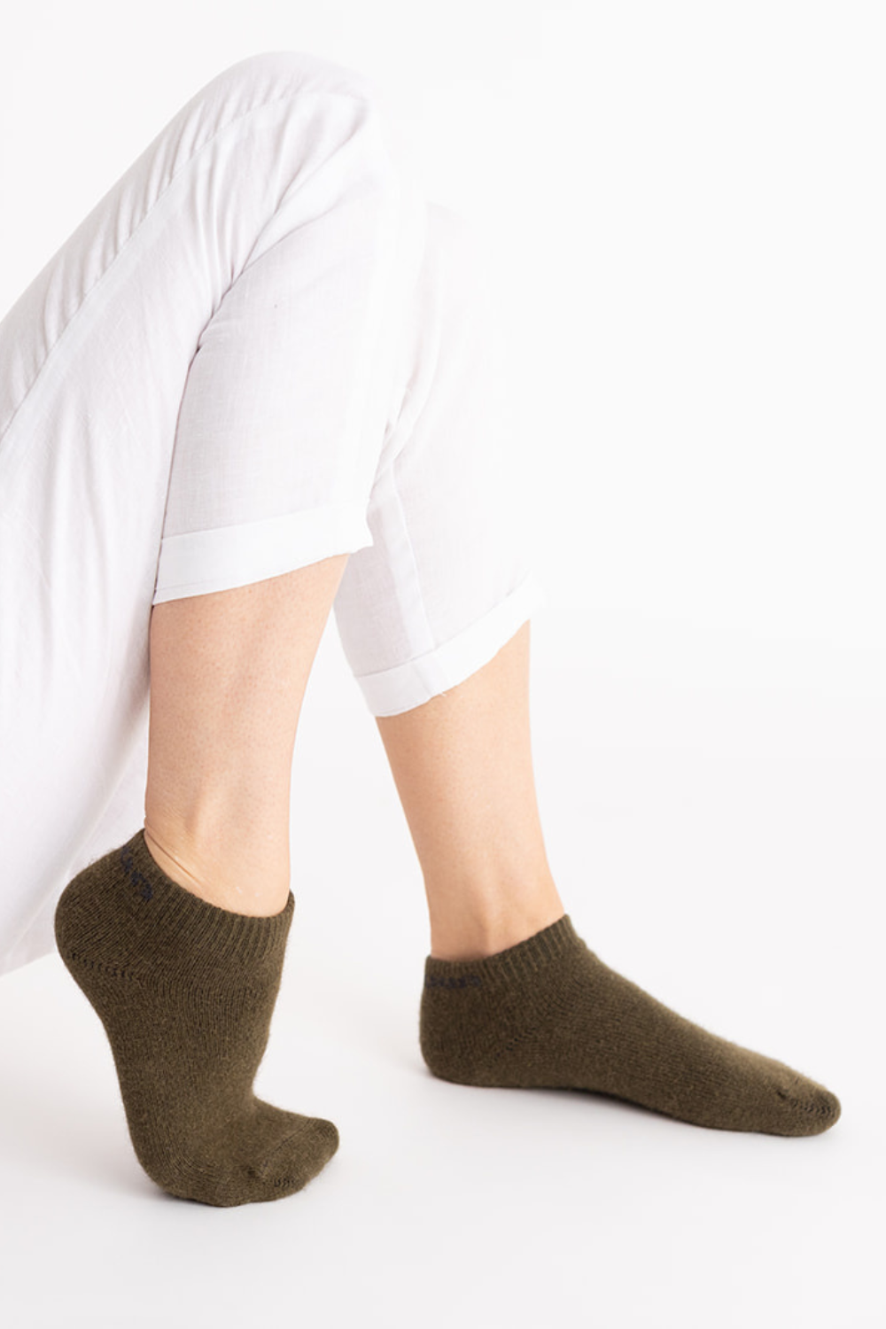 Nooan Possum Merino Wool Napier Sock Military Olive