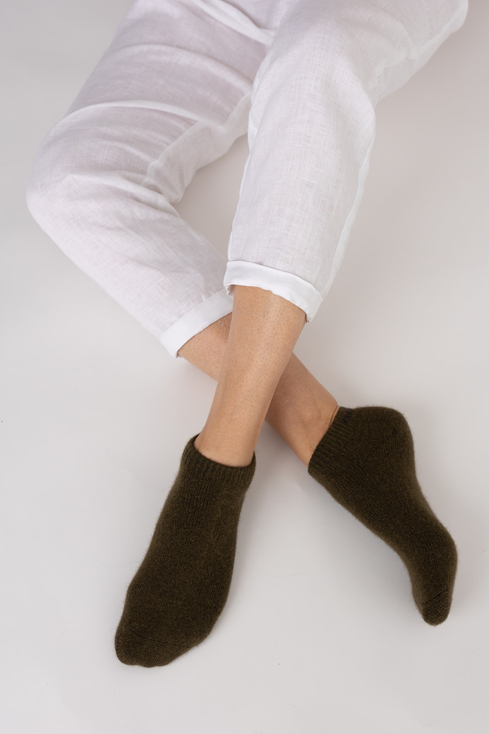 Nooan Possum Merino Wool Napier Sock Military Olive