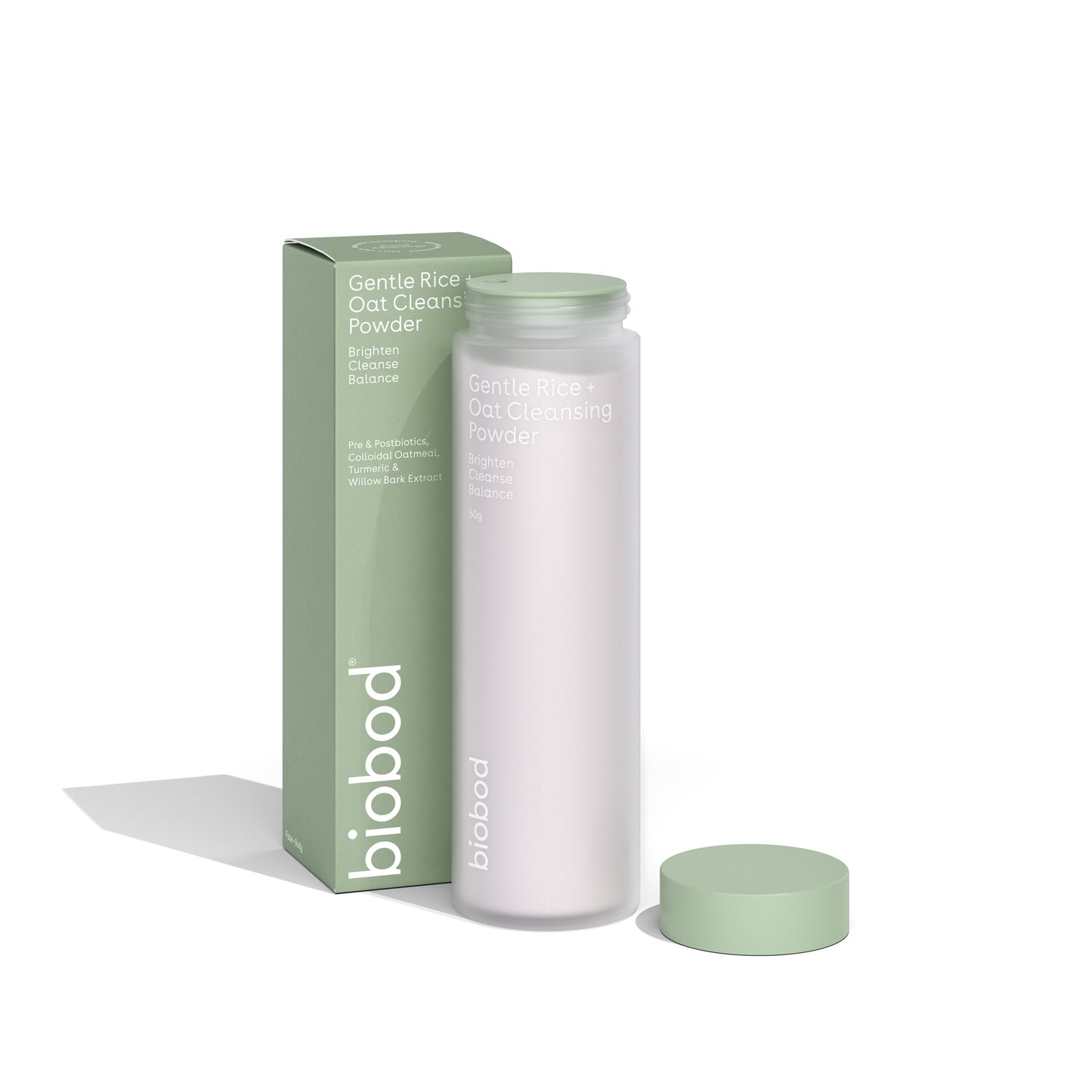 Biobod Gentle Rice & Oat Cleansing Powder 50g