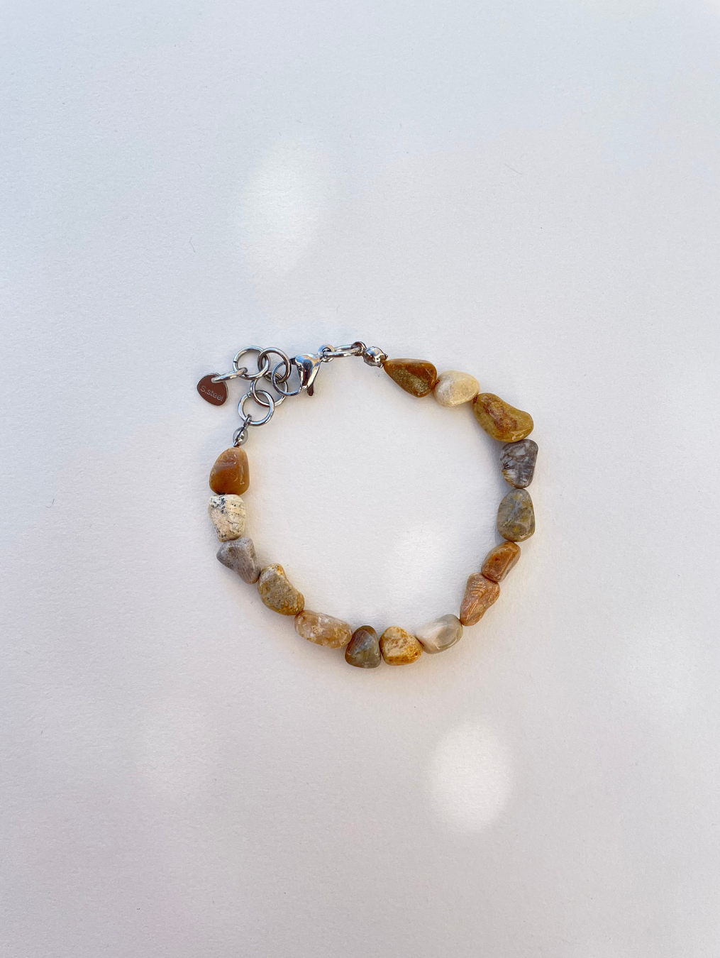 Sasha Made It Fossil Coral Gemstone Bracelet