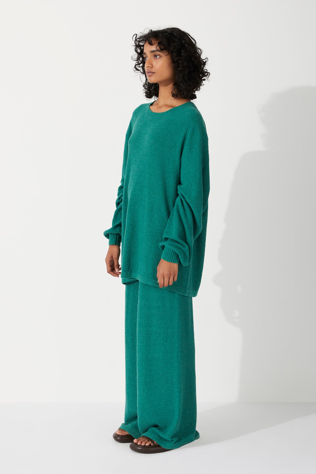 Zulu & Zephyr Forest Cotton Wool Blend Knit Jumper