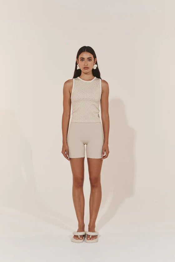 Pinky & Kamal Wavy Lines Tank Chalk