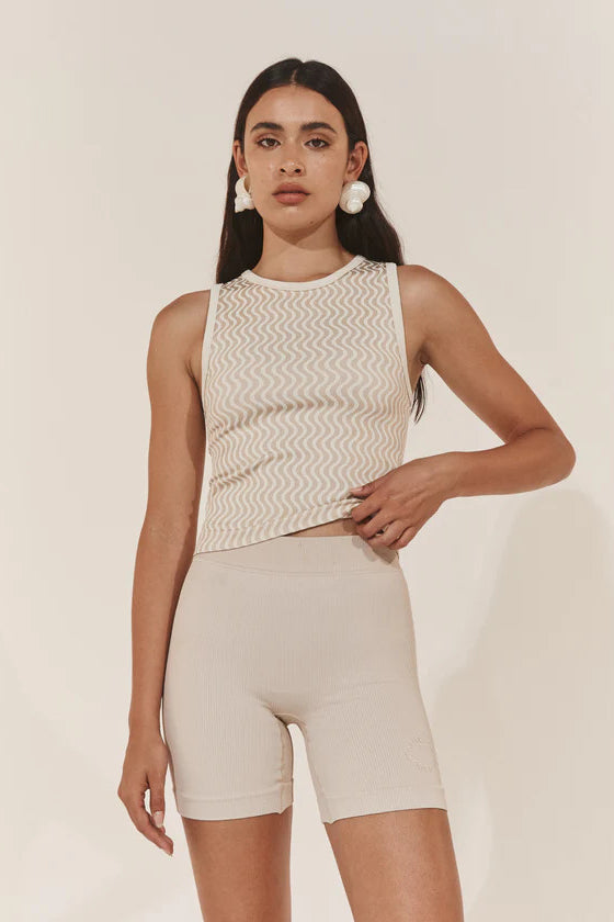 Pinky & Kamal Wavy Lines Tank Chalk
