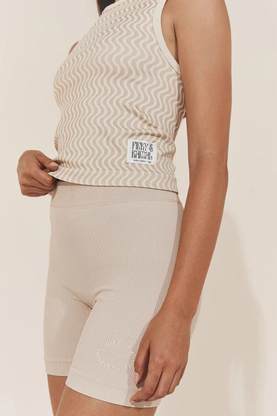Pinky & Kamal Wavy Lines Tank Chalk