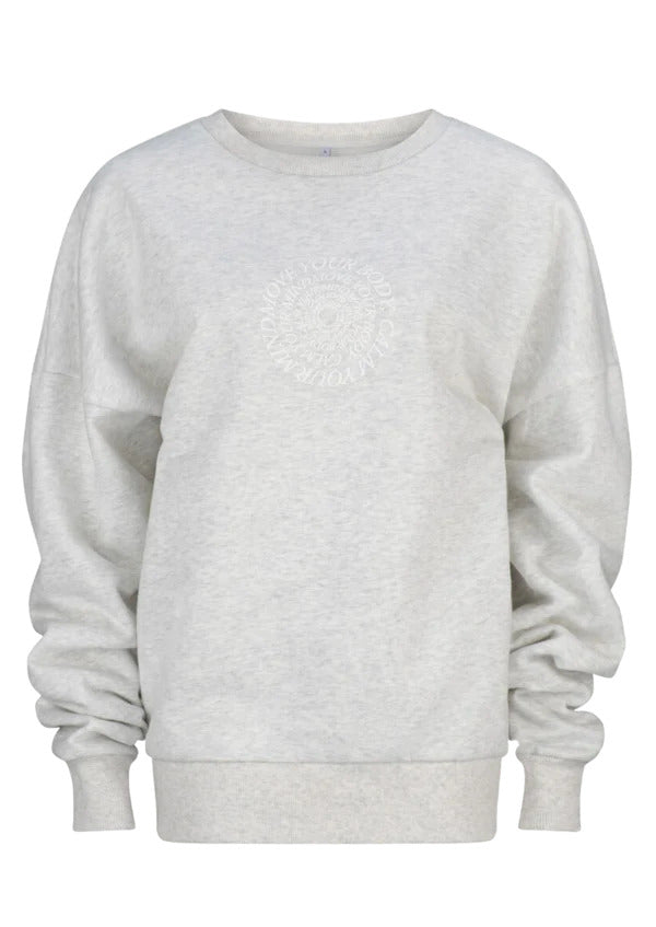 Pinky & Kamal Move Your Body Crewneck Grey