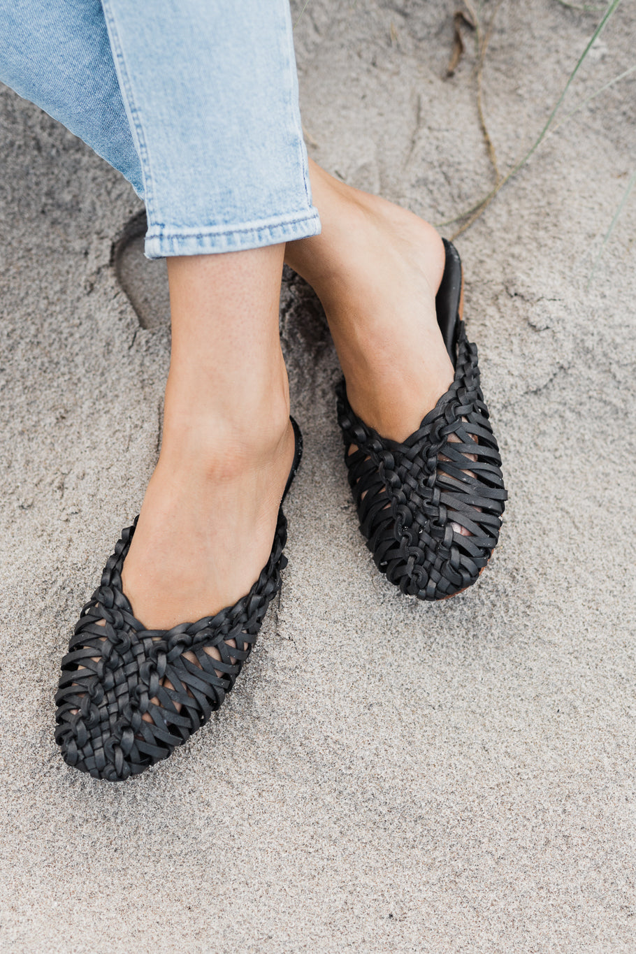Bohzali Santorini Mules Black