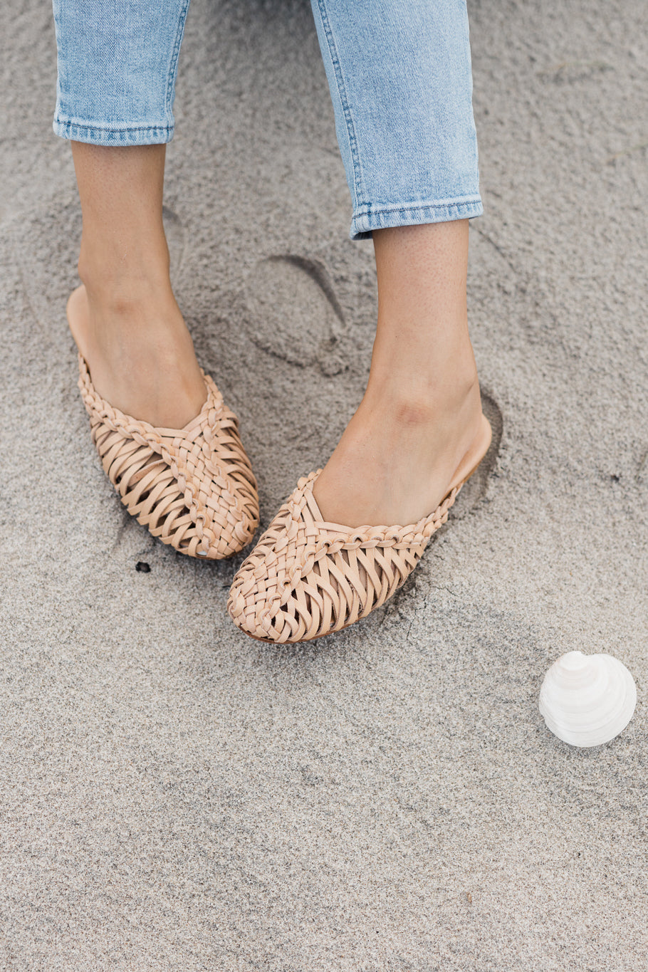 Bohzali Santorini Mules Tan
