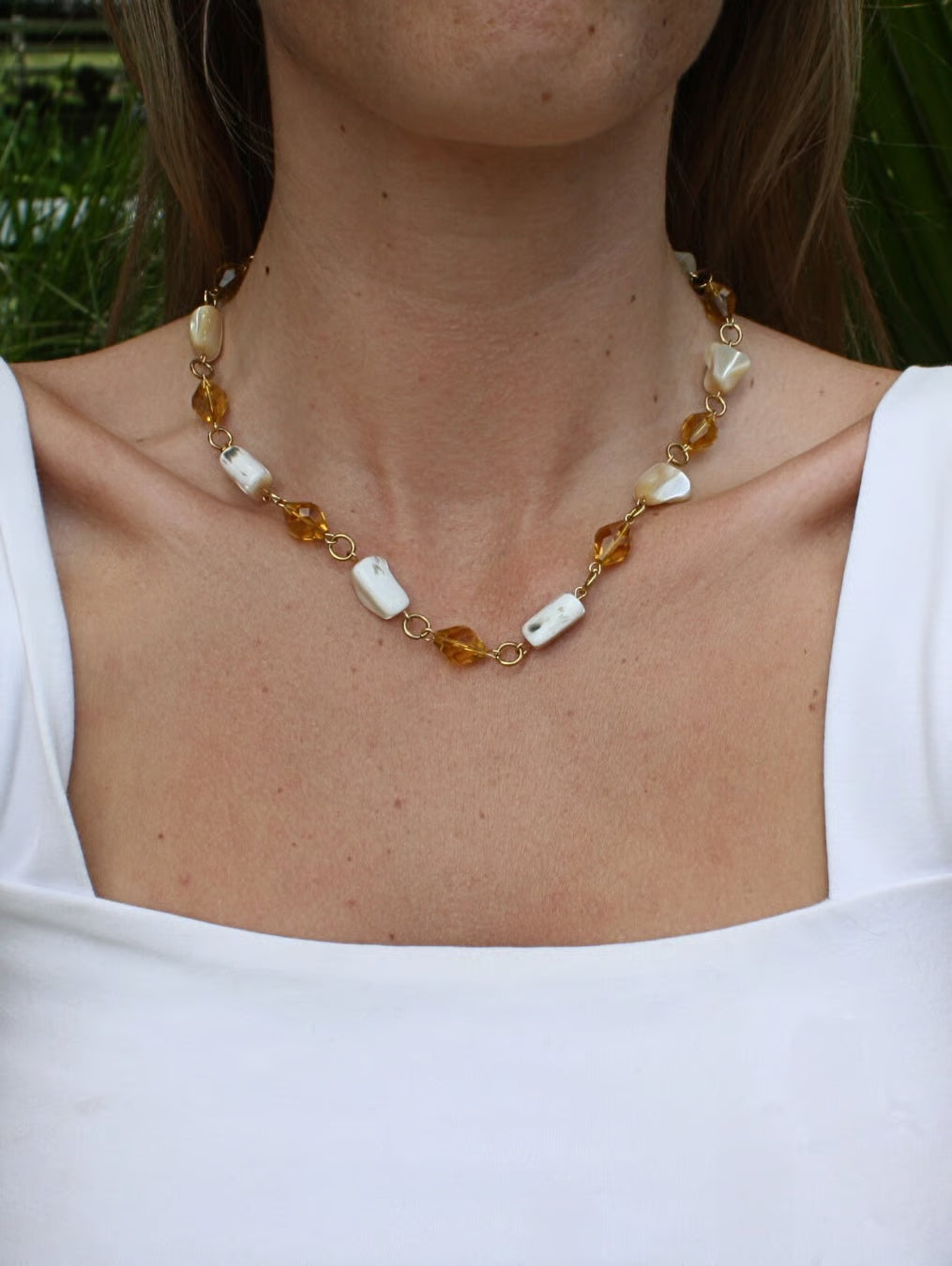 Sasha Made It Amber Necklace