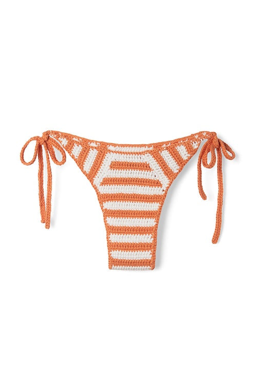 Zulu & Zephyr Tangerine Cotton Crochet Brief