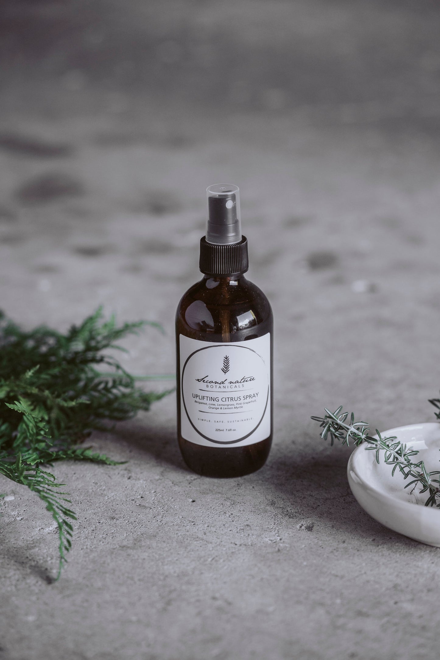 Second Nature Botanicals Uplifting Citrus Spray 225mL