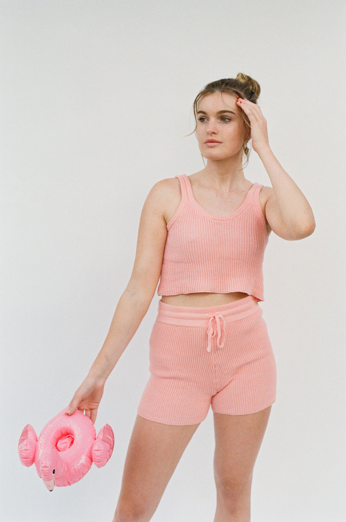 Slowly Golden Monica Top Pink