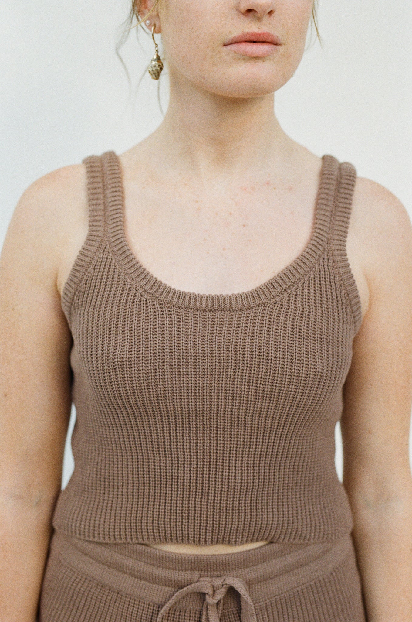 Slowly Golden Monica Top Mocha