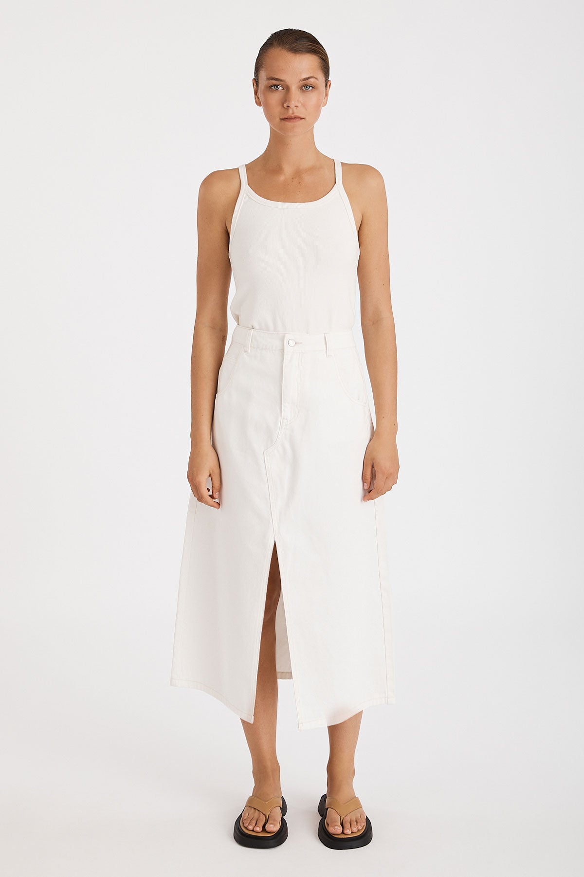 Zulu & Zephyr Recycled Cotton Utility Skirt