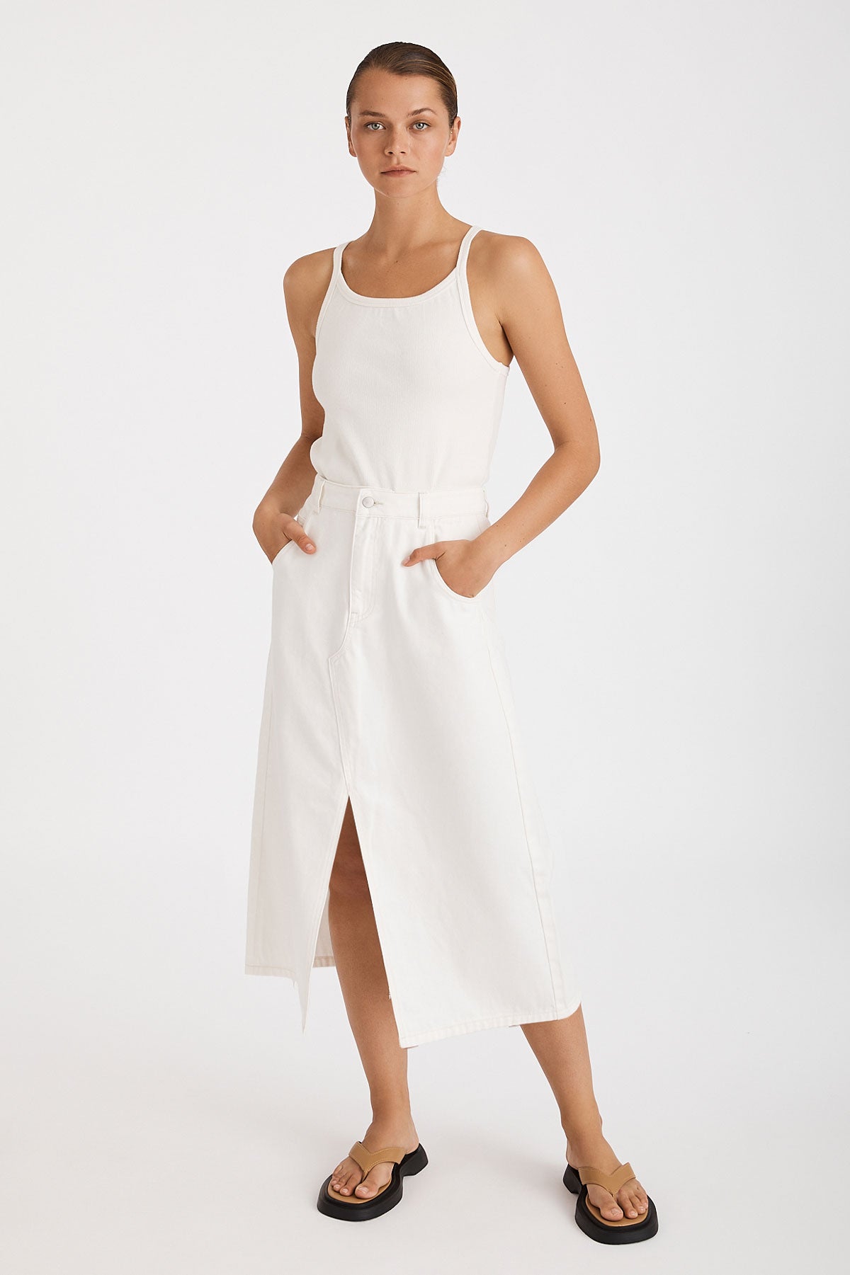 Zulu & Zephyr Recycled Cotton Utility Skirt