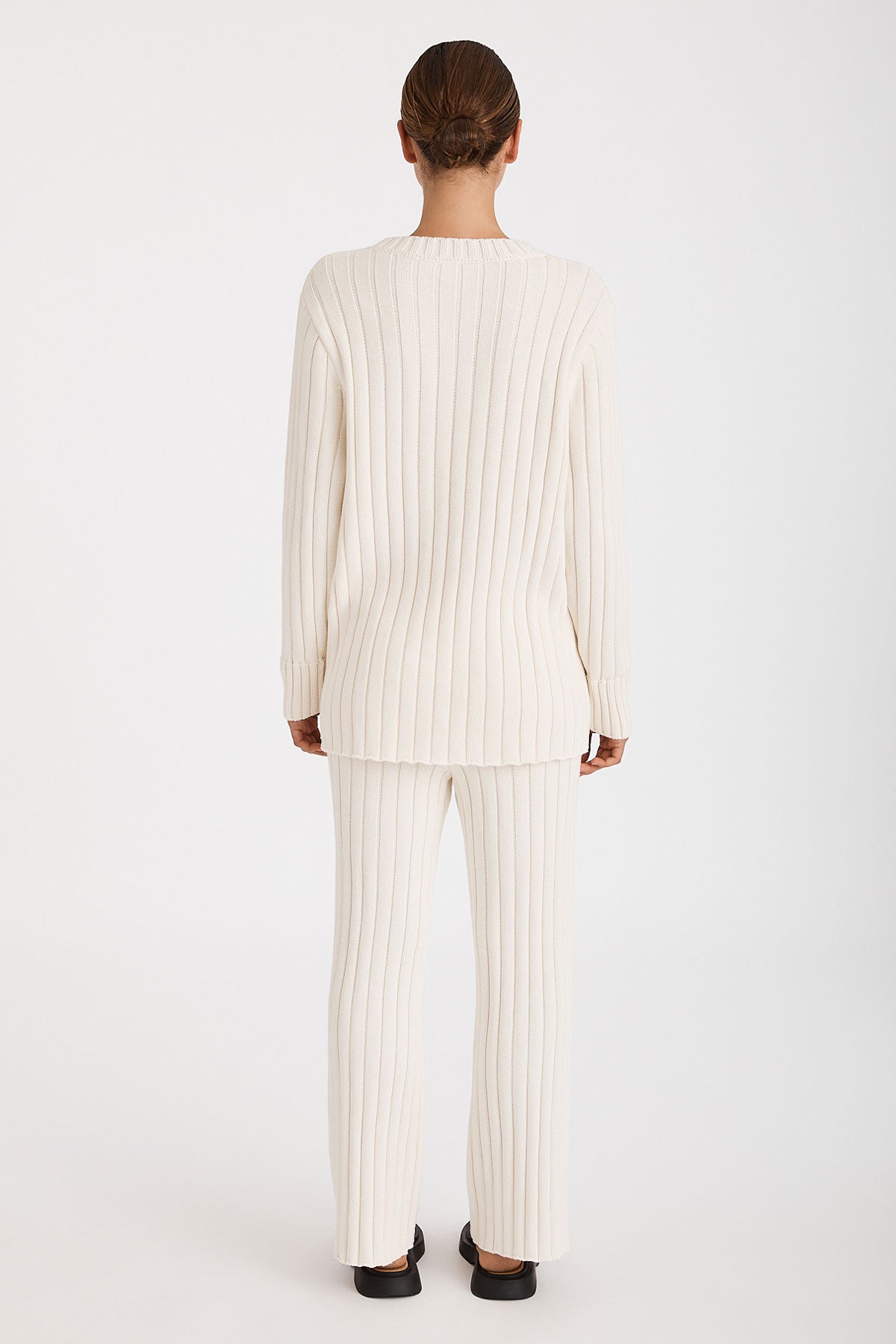 Zulu & Zephyr Cotton Thick Rib Knit Pant