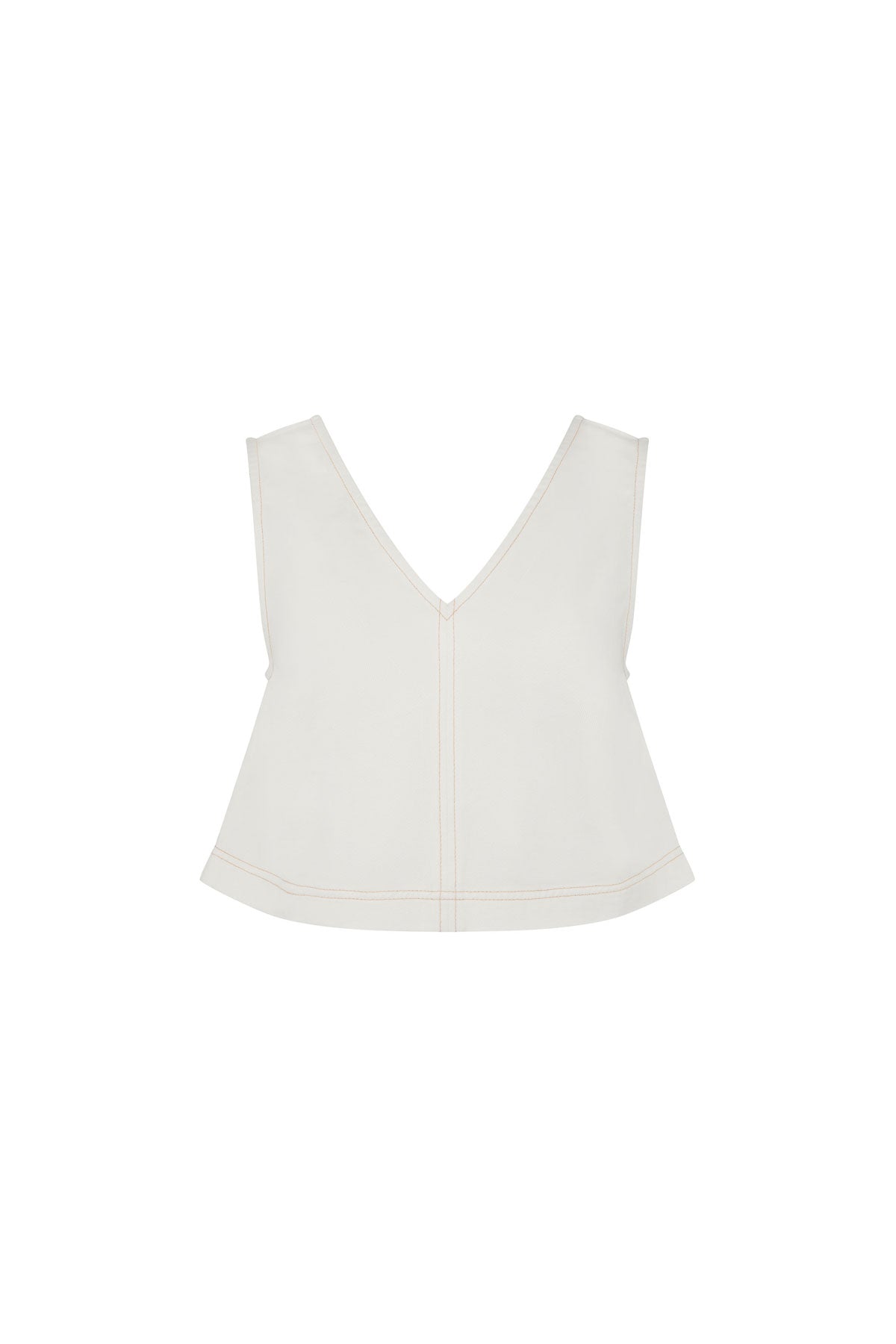 Zulu & Zephyr Organic Cotton Drill Utility Top Ivory