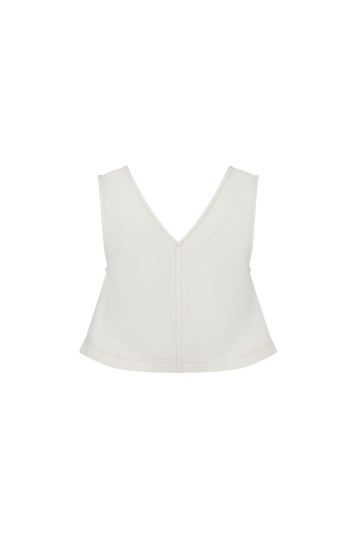 Zulu & Zephyr Organic Cotton Drill Utility Top Ivory