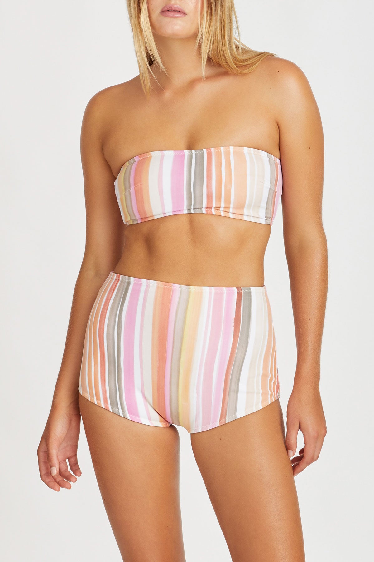 Zulu & Zephyr Watercolour Stripe Reversible Clean Boy Short