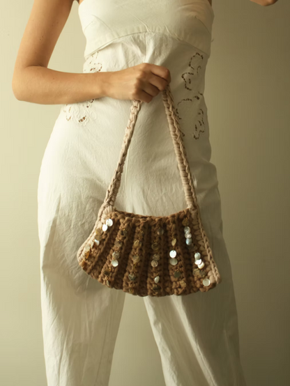 Sasha Made It Nougat Shoulder Bag