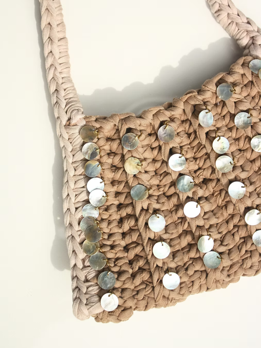 Sasha Made It Nougat Shoulder Bag