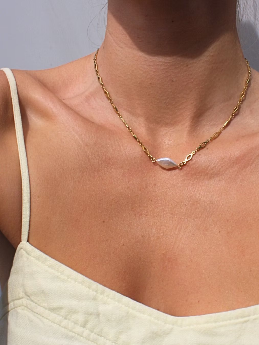 Sasha Made It Rhombus Necklace Gold