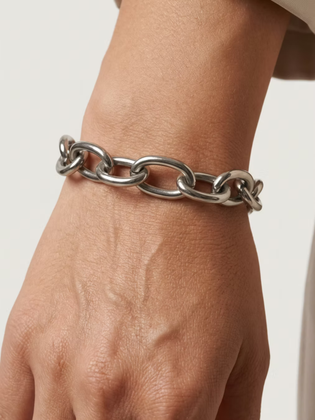 Sasha Made It Chunky Bracelet Silver