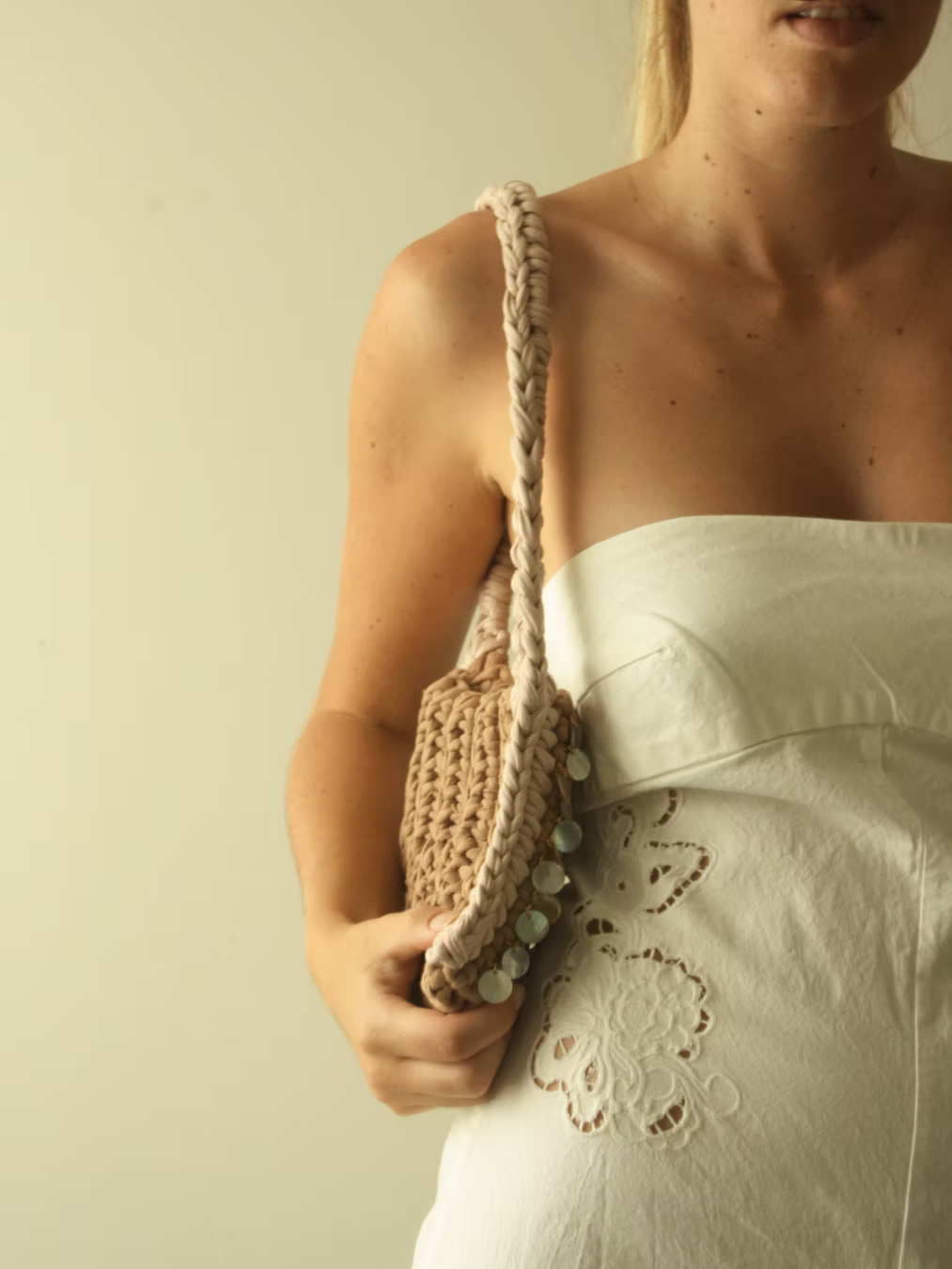 Sasha Made It Nougat Shoulder Bag