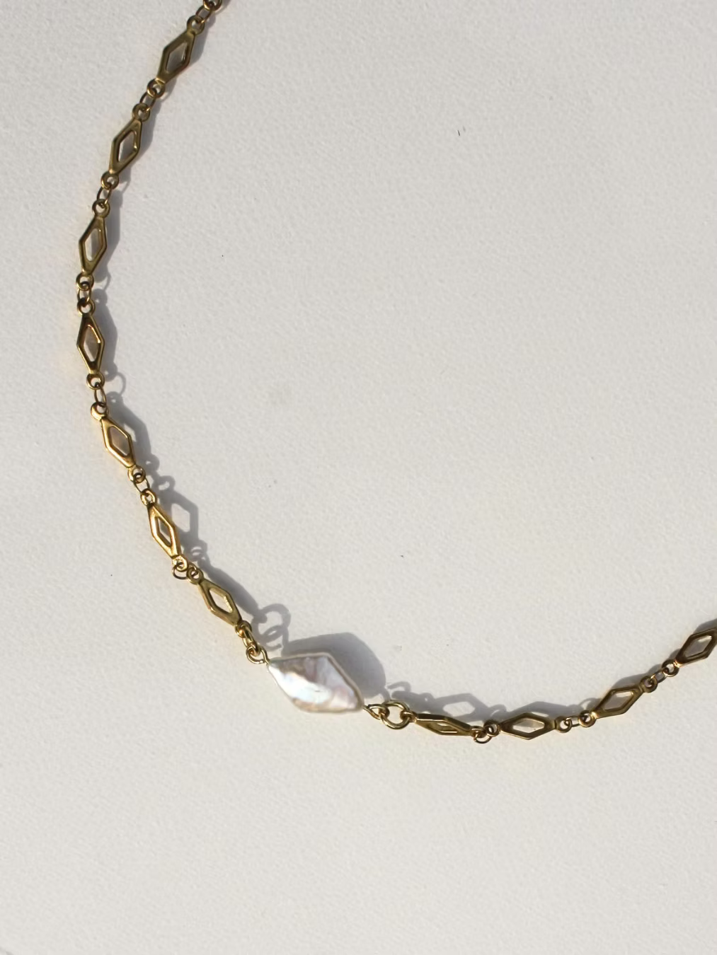 Sasha Made It Rhombus Necklace Gold