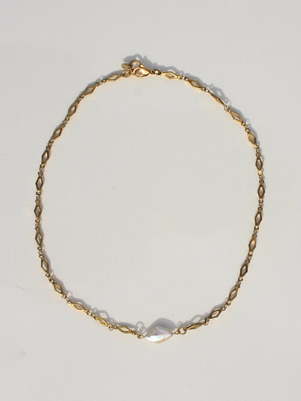 Sasha Made It Rhombus Necklace Gold