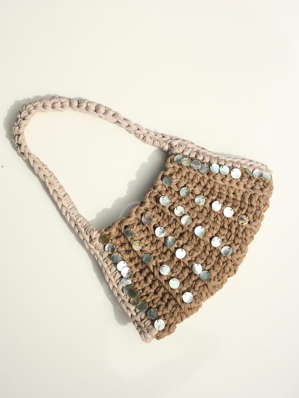 Sasha Made It Nougat Shoulder Bag