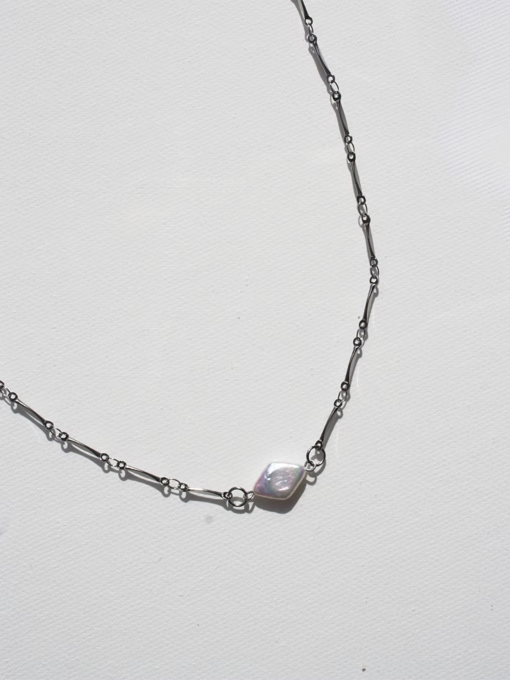 Sasha Made It Rhombus Necklace Silver