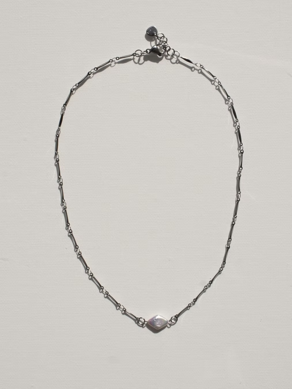 Sasha Made It Rhombus Necklace Silver