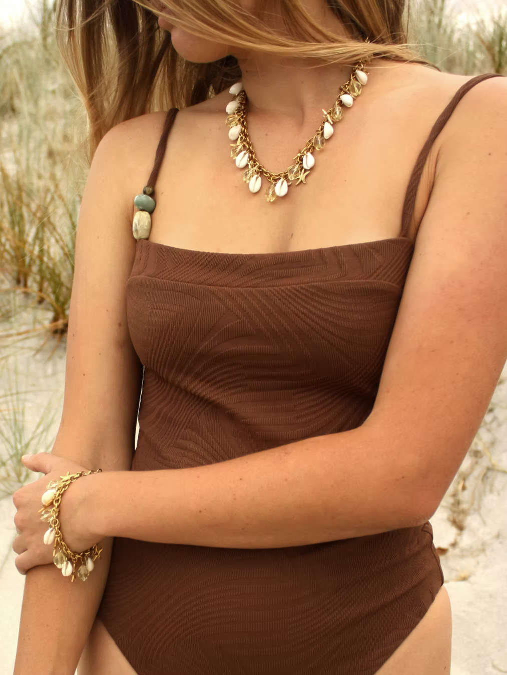 Sasha Made It Topaz Necklace Gold