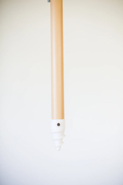 Taatahi Merchants Koi Beach Umbrella Mīraka - Vintage White