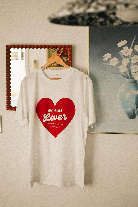 Lady Waves 'Lovers' Tee - Classic White