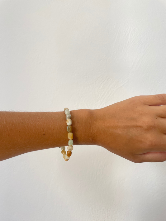 Sasha Made It Flower Amazonite Gemstone Bracelet