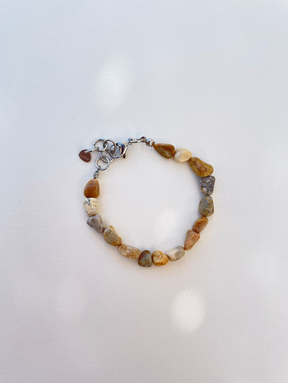 Sasha Made It Fossil Coral Gemstone Bracelet