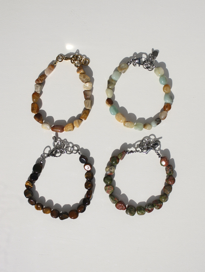 Sasha Made It Unakite Gemstone Bracelet