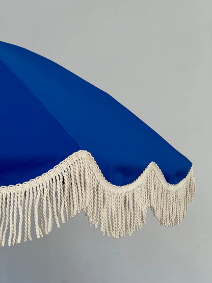 Taatahi Merchants Koi Beach Umbrella Hiko - Electric Blue