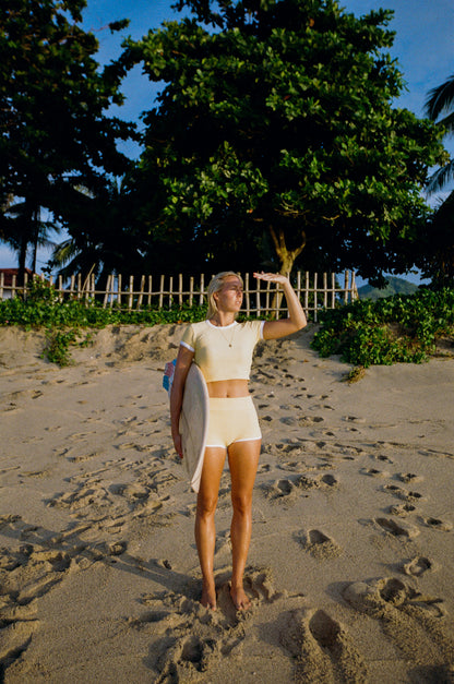 The Unscripted Surf Top Lemon