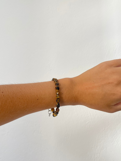 Sasha Made It Tigers Eye Gemstone Bracelet