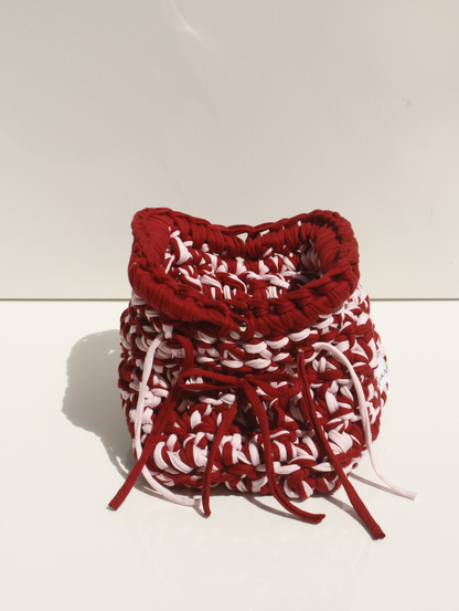 Sasha Made It Candy Stripe Clutch Small