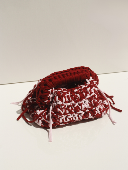 Sasha Made It Candy Stripe Clutch Small