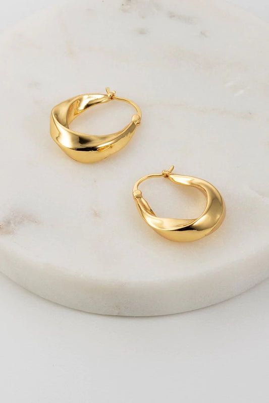Zafino Jamie Hoop Earring Gold
