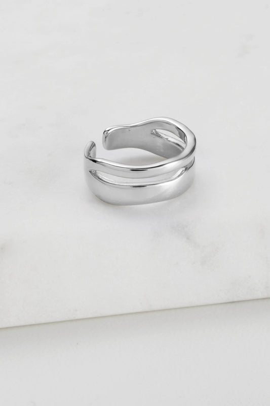 Zafino Double Ring Silver