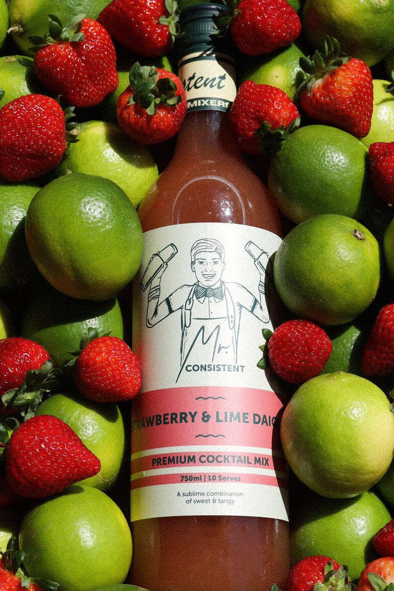 Mr. Consistent Strawberry + Lime Cocktail Mixer - 10 Serves