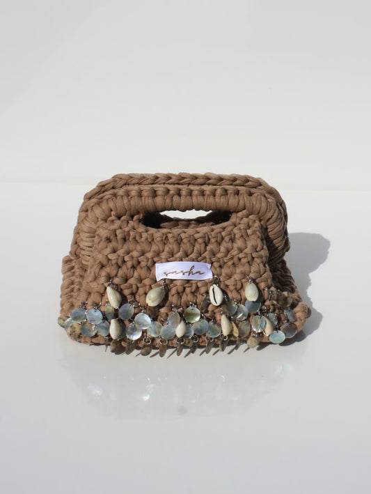 Sasha Made It Toffee Clutch Large