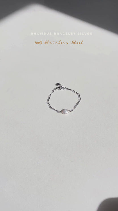 Sasha Made It Rhombus Bracelet Silver