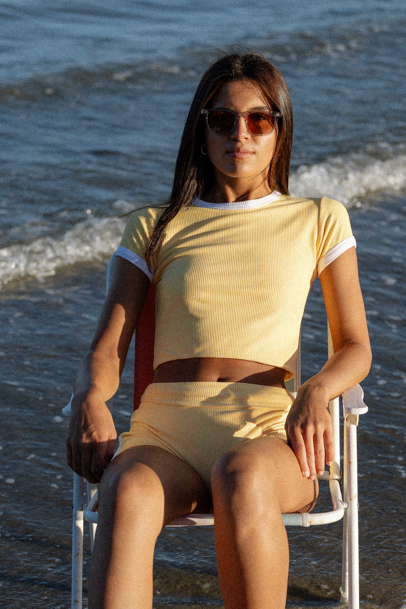 The Unscripted Surf Top Lemon