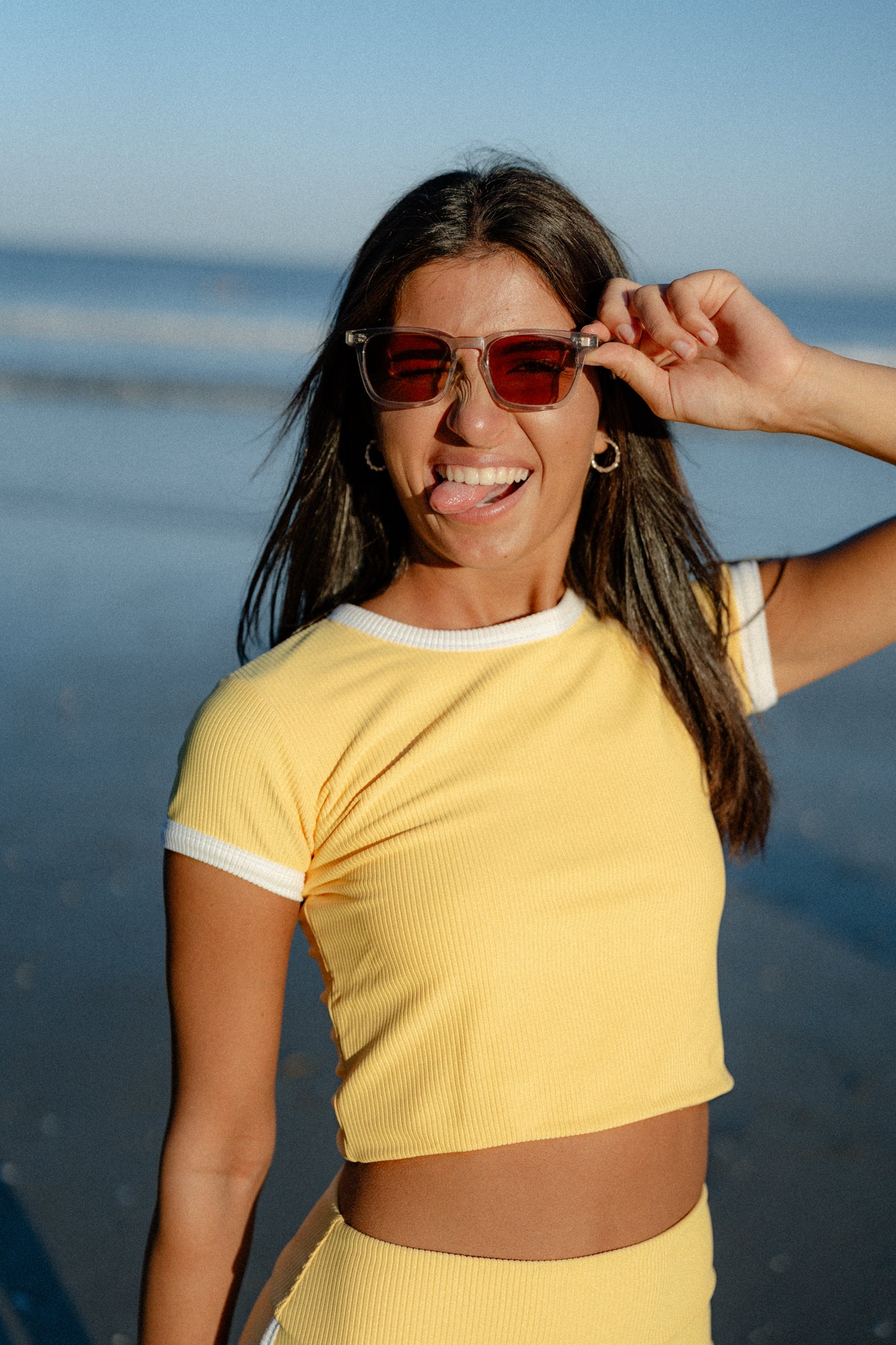 The Unscripted Surf Top Lemon